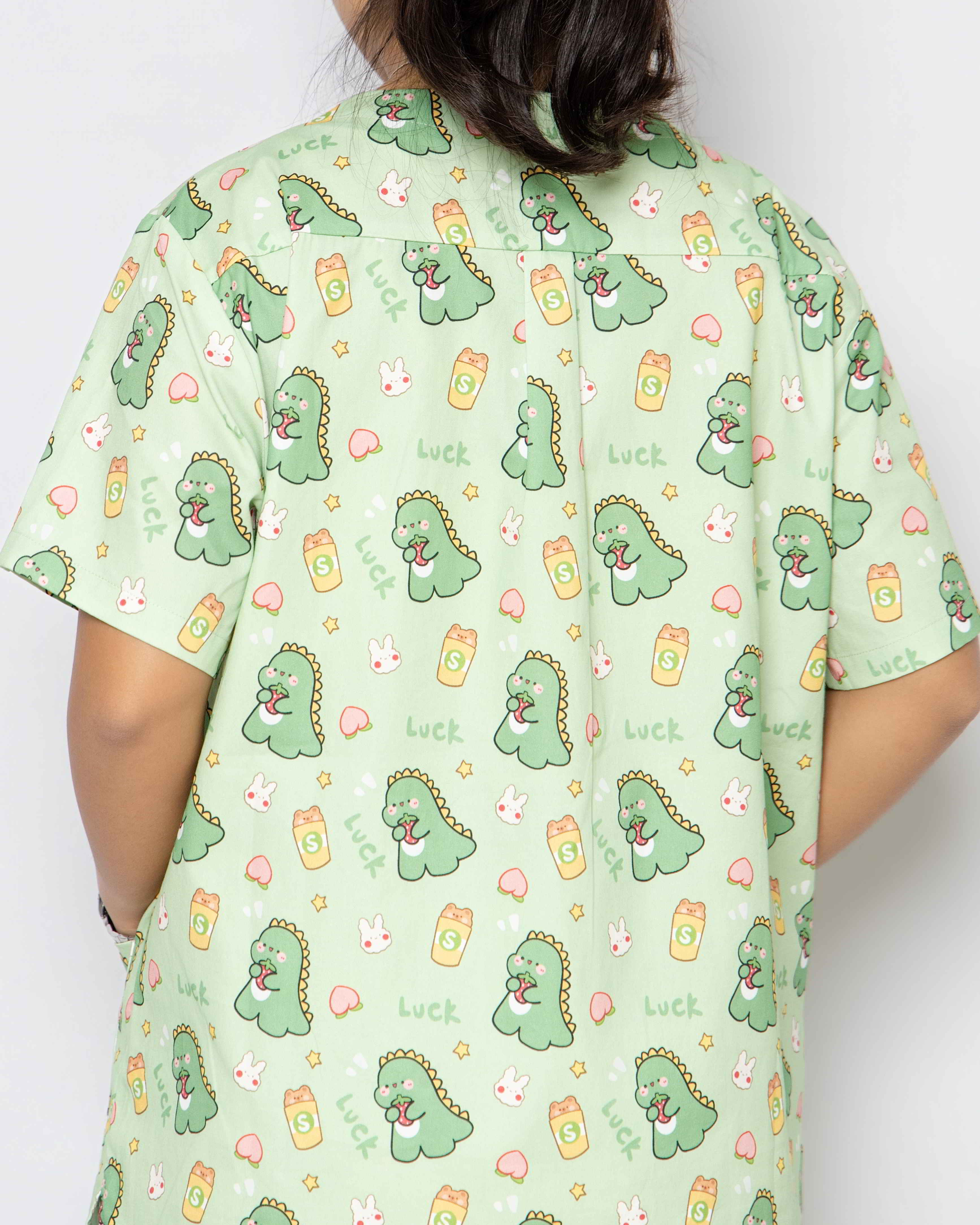 Lucky Dino Scrubs Set