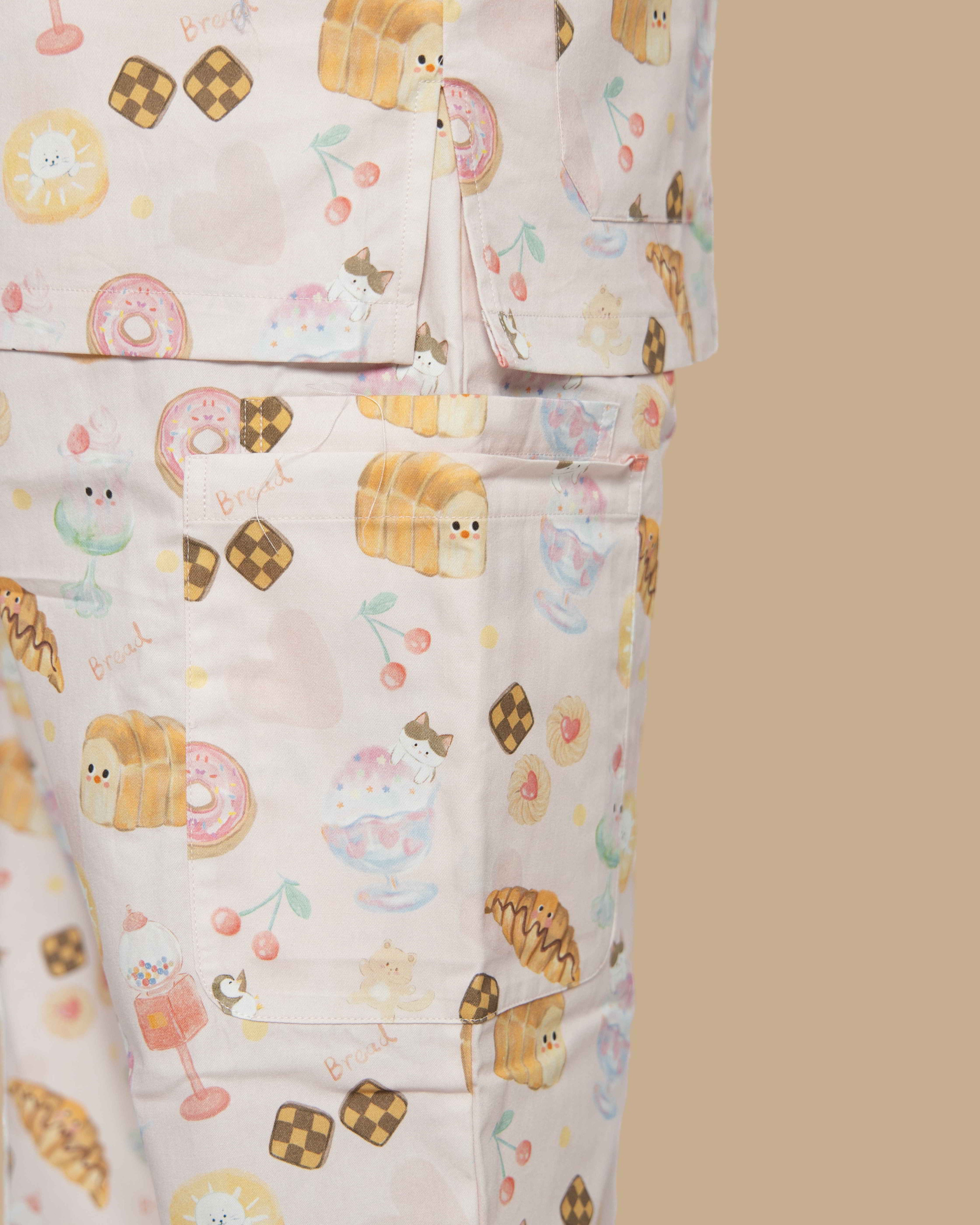 Sweet Treats Pink Scrub Set