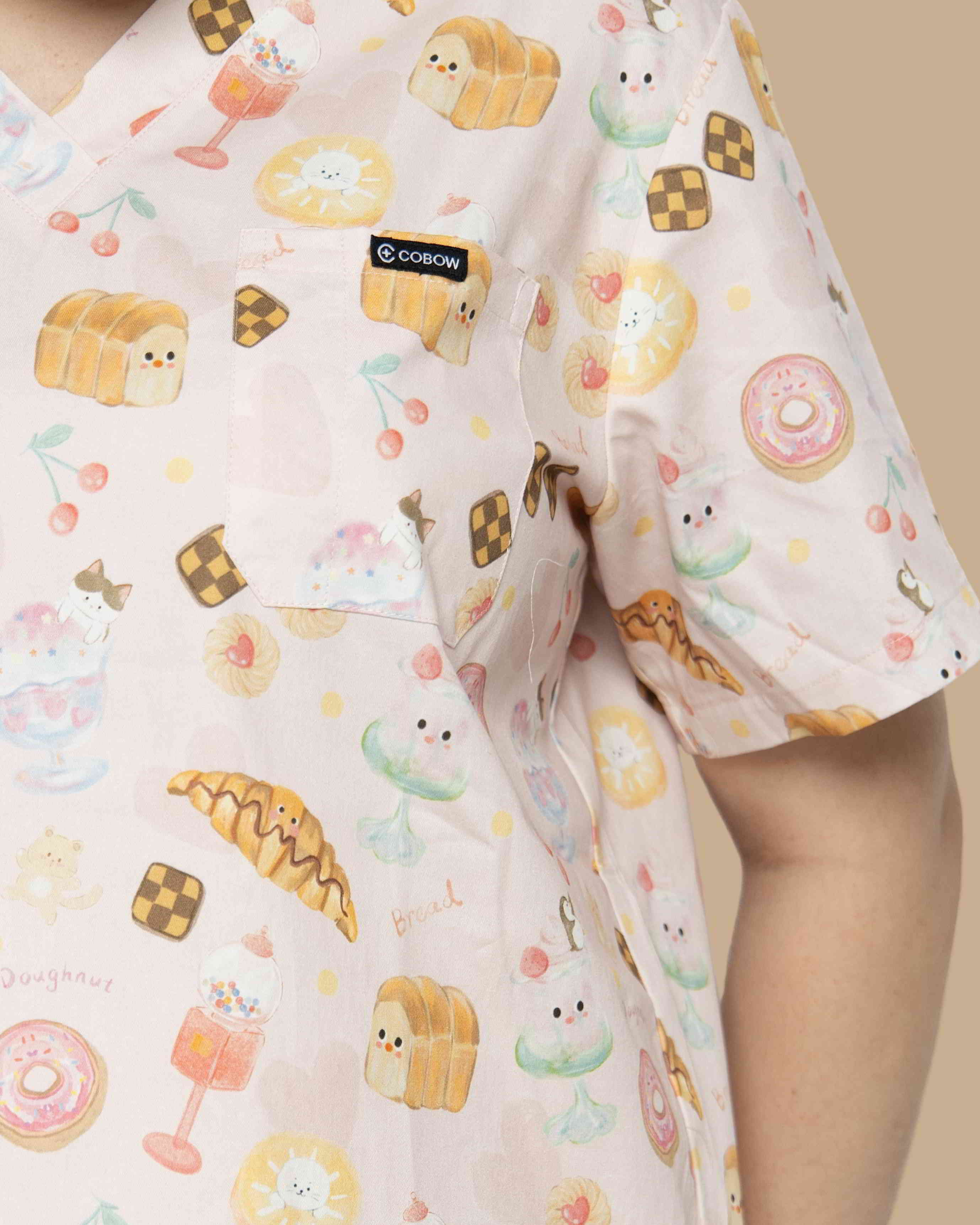 Sweet Treats Pink Scrub Set