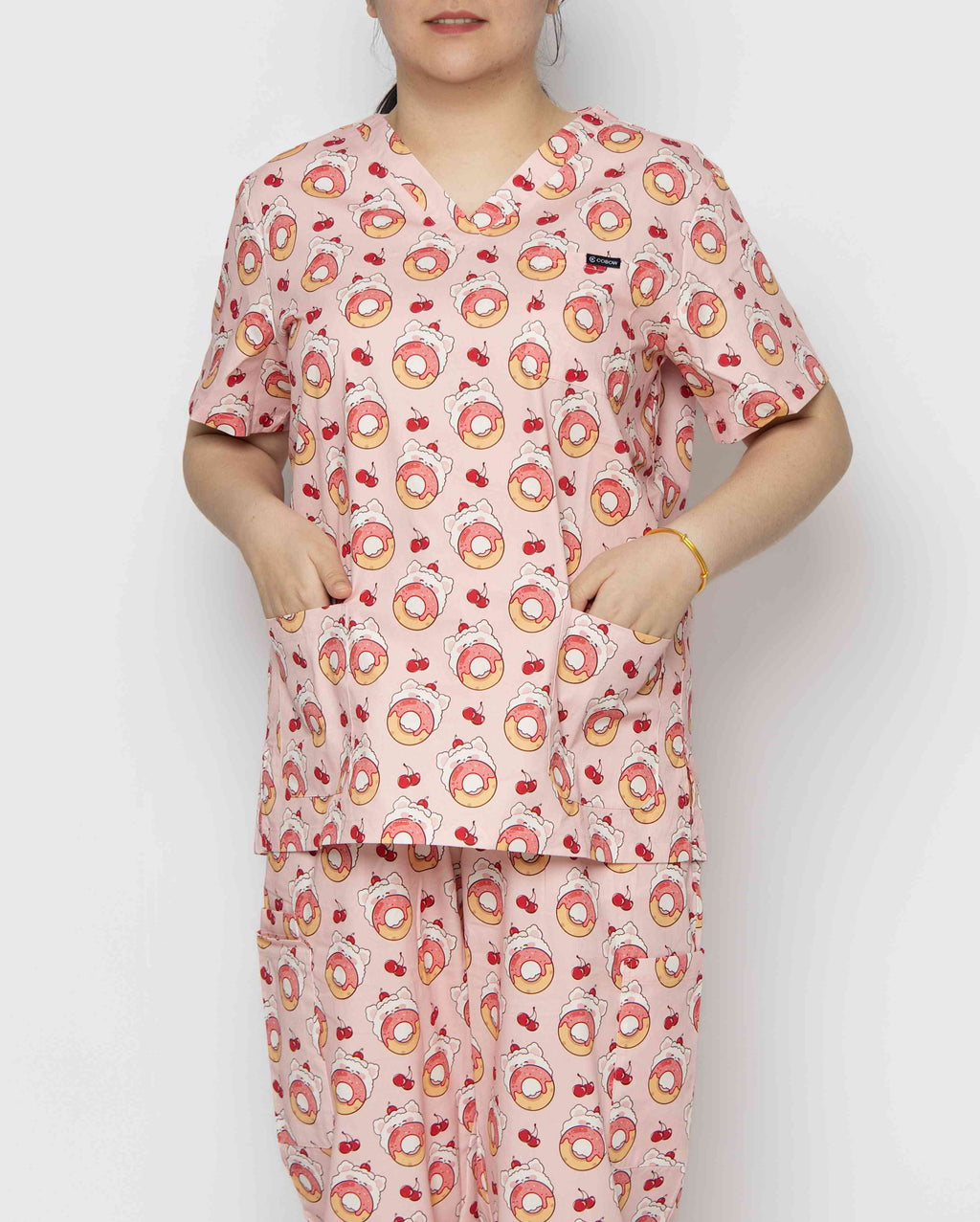 Lucky Donut Scrub Set