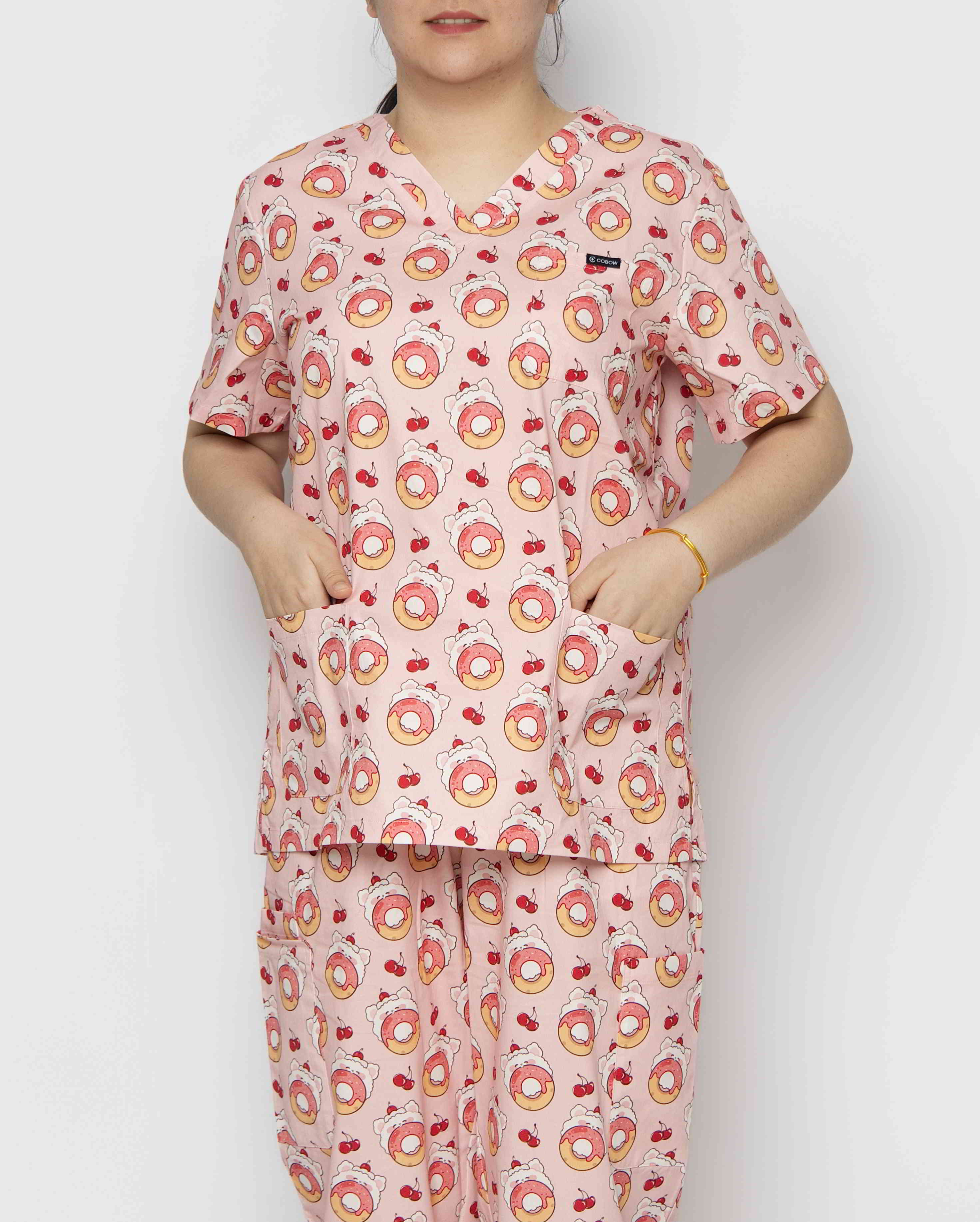 Lucky Donut Scrub Set