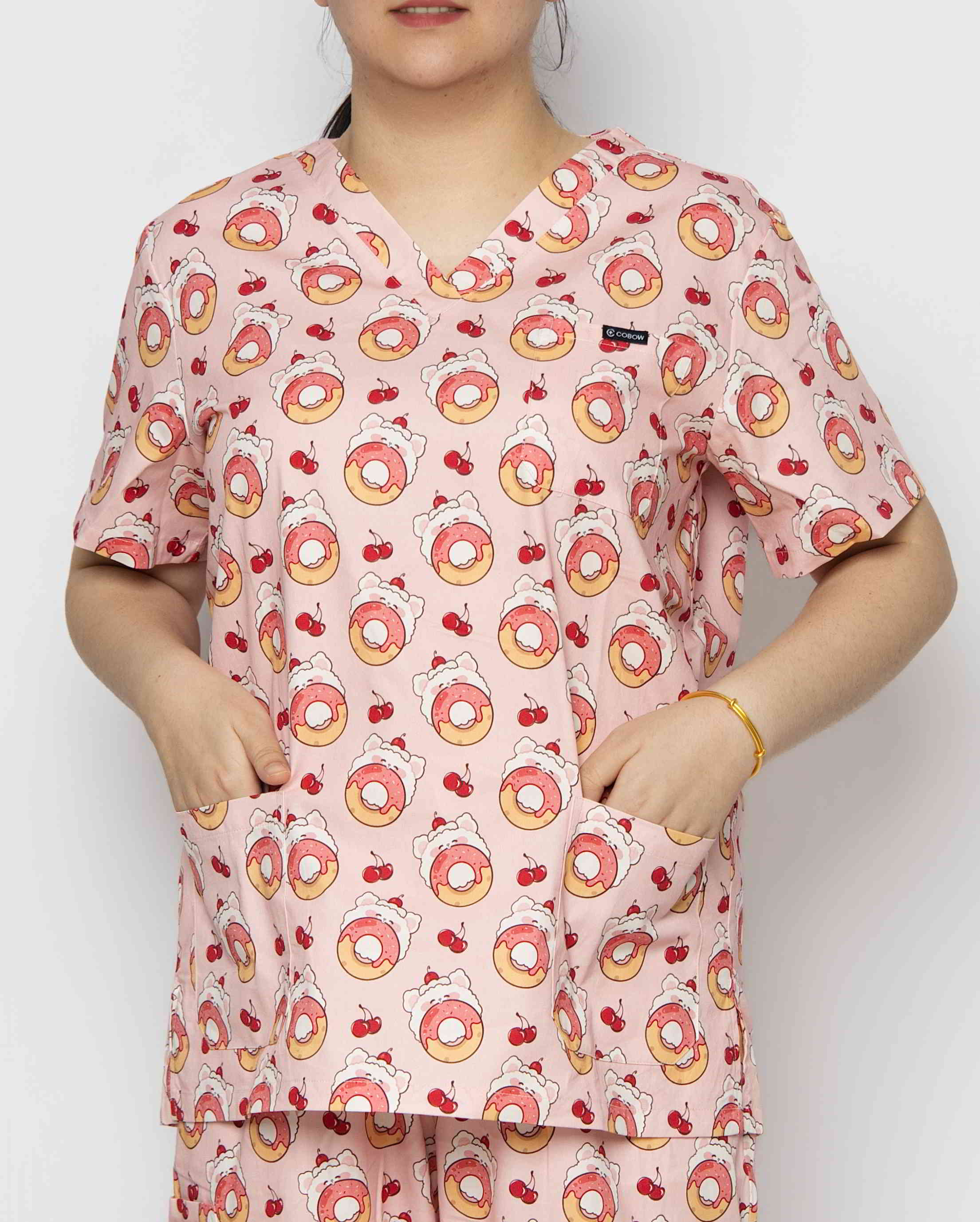 Lucky Donut Scrub Set